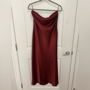 Steve Madden Burgundy Slip Dress